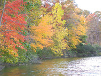 Fall colors on Lake DeSoto