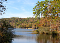 Lake Desoto in autumn