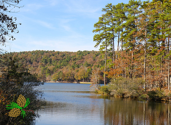 Lake Desoto in autumn