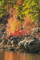 Fall color on Lake Ouachita